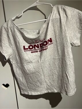 Garage Off  Shoulder T Shirt